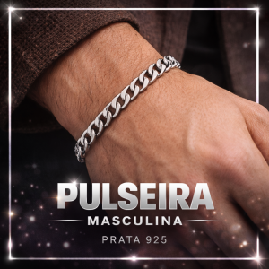 Pulseira Prata 925 Masculina